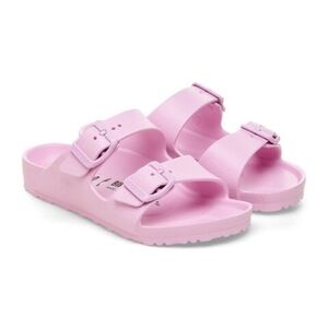 BIRKENSTOCK Arizona Kids EVA Sandals Fondant Pink. Kids Size 34 Medium/Narrow.